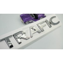 Renault Trafıc 3 Bagaj Krom Abs 3M 3D Yazı Logo Amblem