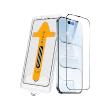 Zore İphone 17 Pro Nvth 2.5d Oliv Hd Temperli Cam Ekran Koruyucu + Kolay Uygulama Aparatı - Şeffaf