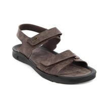 Muya Araw Anatomik Taban Ayarlanır Cırtlı Erkek Sandalet Kahve Kahverengi