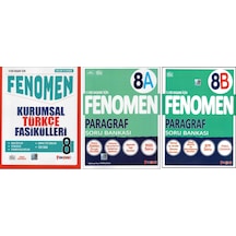 Fenomen 8.sınıf Türkçe Kurumsal Fasikülleri +fenomen 8.sınıf 8a Ve 8b Paragraf 3 Kitap