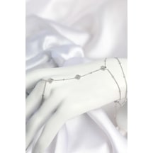 Mey Najmaddin Pirinç Gümüş Renk Yonca Model Kadın Şahmeran Najmaddin Çok Renkli 05480539
