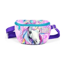 Coral High Renkli Unicorn Desenli Bel Çantası 11542 Çok Renkli