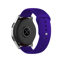 Ticwatch Pro/pro 3/gtx/e2/s2 İle Uyumlu Yumuşak Silikon Spor Kayış, 22mm, Saks Mavi