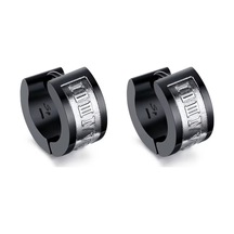 Rome Erkek Küpe Siyah