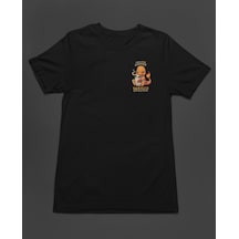 Bumeta Pokemon Charizard Çalizart Used Hot Coffee Unisex Tişört T-shirt Siyah