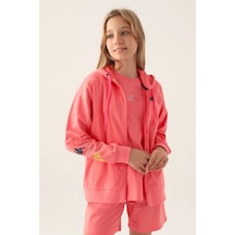 Kappa Kız Çocuk Fullzıp Sweatshırt - Neon Pembe Neon Pembe Kappa Kız Çocuk Fullzıp Sweatshırt - Neon Pembe Neon Pembe