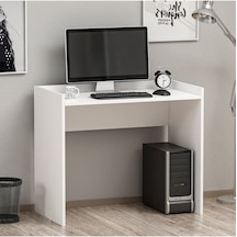 Basic Çalışma Masası - Beyaz Beyaz