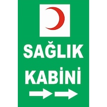 Sağlık Kabini 40x60 Cm Sticker