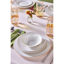 Karaca  Forever Bone June 24 Parça 6 Kişilik Yemek Takımı