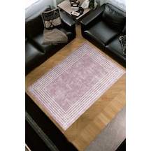 Dekoreko Kaymaz Taban Djt Salon Halısı Trend Modern M5142 pudra