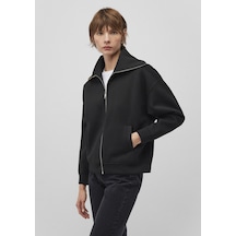 Mavi - Sporty Lux Fermuarlı Siyah Sweatshirt 1s10295-900 Siyah