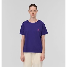 Columbia Csc Stacked Mini Gem Logo Kadın Kısa Kollu T-shirt Cs0316 Mor
