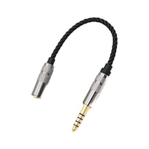 Suntek 4.4mm Dengeli Erkek - 3.5mm Stereo Dişi Adaptör Siyah