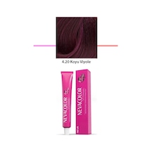 Hubrendy Tedarik Premium 4.20 Koyu Viyole - Kalıcı Krem Saç Boyası 50 G Tüp