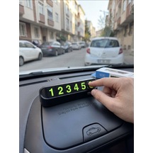 Auris Torpido Üstü Mıknatıslı Fosforlu Araç İçi Numaratör - Lisinya