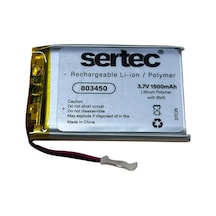 Sertec 803450 3.7v 1500mah Li-polymer Pil Devreli/1.5a Evimdeyokyok