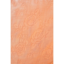 Jakarlı Müslin Battaniye 120 X 120 Yavruağzı Çok Renkli