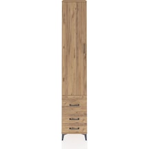 Hyperion Dolap 5 Raflı 3 Çekmeceli Tek Kapaklı 44x44x243 Çam-çam Atlas Çam