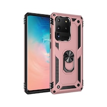 Rba Aksesuar Galaxy Uyumlu S20 Ultra Kılıf Rba Vega Kapak - Rose Gold Altın