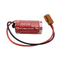 Maxell Er17/33 3.6v 2/3a Size Lithium Pil - Kahverengi Soket