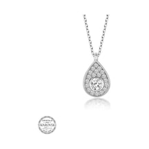 Swarovski Taşlı Gümüş Damla Tektaş Kadın Kolye (551181206)