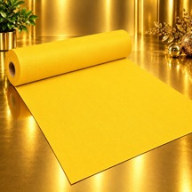 Vıp 15 Metre Sarı Tela Kumaş Sarı Elyaf Kumaş Sarı Avm Noel Yılbaşı Süsleme Kumaşı 70 Cm Genişlik