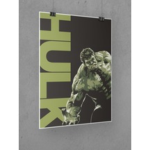 Hulk Poster 45x60cm Yeşil Dev Afiş - Kalın Poster Kağıdı Dijital Baskı