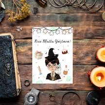 Harry Potter Çizimli Doğum Günü Tebrik Kartı Zarflı 5 Adet