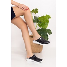 Lacivert Comfort Taban Bayan Ortopedik Sabo Terlik 1001 Lacivert