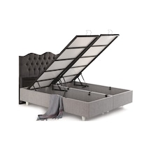 Çift Kişilik Basic Plus Baza Prenses Başlık Seti Mdf Profil 140 x 200