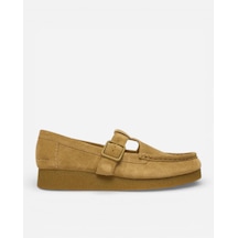Clarks Wallabeeevobar Dark Sand Suede Kadın Bej Günlük Ayakkabı 26183152