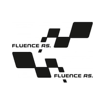 Fluence Yan Kapı Sticker Yapıştırma 2 Adet Sağ Sol