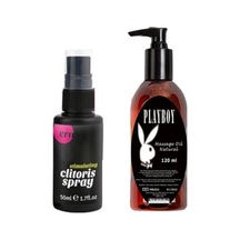 Ero Clitoris Muzice Kadınlara Özel Sprey 50 Ml+ Muzice Massage Oil Yağı 120 Ml