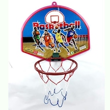 Büyük Boy Fileli Basketbol Potası ve Topu 45x35cm Pota Sportif Oy