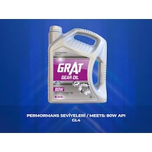 Grat 600803 Şanzıman Yağı 3 Litre 80w Apı Gl-4 6 Adet