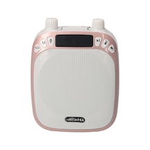 Teltree Gül Altın Ses Güçlendirici: Öğretim/tur Rehberi İçin, Bluetooth/mikrofon/tf Kart/disk/dikta Fonksiyonlu, Bel Taşıma Seti