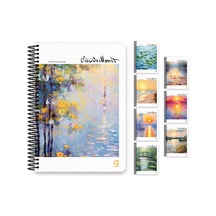 Gıpta Monet Spiralli Sert Kapak Defter 17x24 100 Yp Çiz. 7005 Çok Renkli Gıpta Monet Spiralli Sert Kapak Defter 17x24 100 Yp Çiz. 7005 Çok Renkli