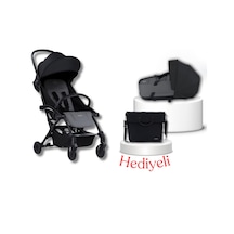 Bumprider Connect³ Bebek Arabası Ve Portbebe Seti Black & Grey Melange Yan Bakım Çantası Hediyeli