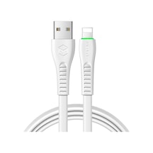 Mcdodo Ca-6362 Uçan Balık Serisi 8 Pin - Usb Led Kablosu, Uzunluk: 1.8m Beyaz