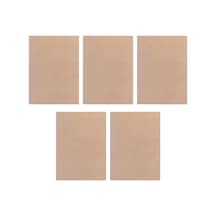 Homyl 5 Adet Pişirme Mat Tezgah Koruyucu 60x40cm Kolay Kahverengi