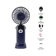 Dawreek Bt0259 Led Göstergeli El Fanı Lacivert