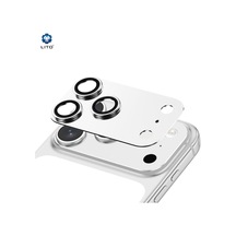 Lito Crown Halo Ar+af Apple iPhone Uyumlu 17 Pro Kamera Koruyucu Gümüş
