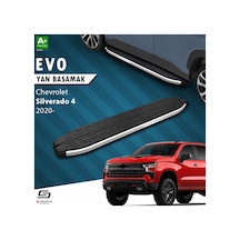 S-dizayn Chevrolet Silverado 4 Evo Krom Yan Basamak 213 Cm 2020 Üzeri