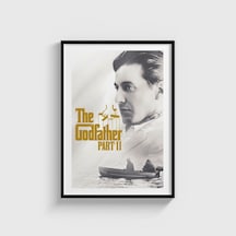 The Godfather Part Iı 1974 Film Posteri Tablo Çerçeveli Poster Duvar Dekorasyonu Siyah Çerçeveli Tablo Siyah Çerçeveli Tablo Dn11d368sıyah