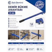 Sait Demirci Demir Bükme Anahtarı 14 Mm