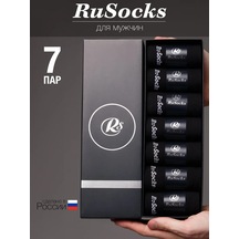 Rusocks Hediye Kutusunda 7 Çift Yüksek Çoraplar 146382682 Siyah