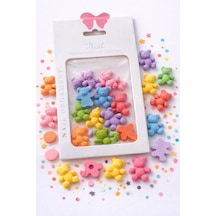 Kawaii Teddy Bear 3d Nail Charm Set Pastel Mix