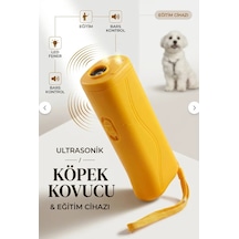 Led Fenerli Ultrasonik Köpek Eğitim Cihazı Taşınabilir Köpek Uzaklaştırıcı Sarı Ürün Çok Renkli