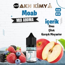Akn Kimya Moab Mix Aroma Yabanmersini Elma Çilek Gıda Aroması 10 Ml