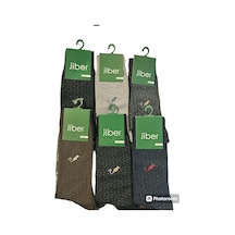 6'lı Paket Jiber Bambu Erkek Çorap 001